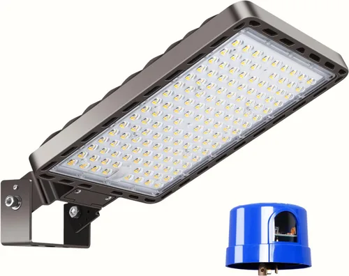Miniatura 16 de 240 W LED estacionamiento luz muñón montaje atardecer a amanecer 5000K LED estacionamiento luces al aire libre área comercial seguridad IP65