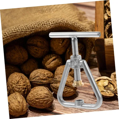Miniatura 7 de Nut Cracker - Herramienta de cascanueces de acero inoxidable para nuez, avellana, almendras, nueces de nuez y nueces, nueces de nuez