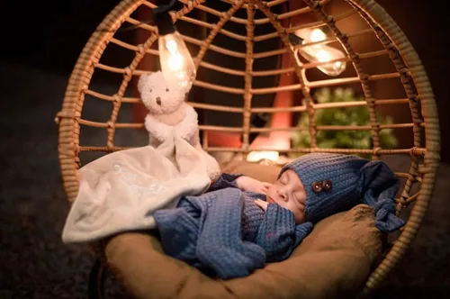 Miniatura 3 de Moda recién nacido niños niñas bebé sesión de fotos accesorios trajes ganchillo ropa sombrero de cola larga pantalones accesorios de fotografía Olan