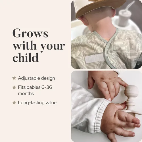 Miniatura 5 de Premium Baby Led Weaning Bib - Full Coverage with Lap Protection - Water-Resistant Long Sleeve Smock