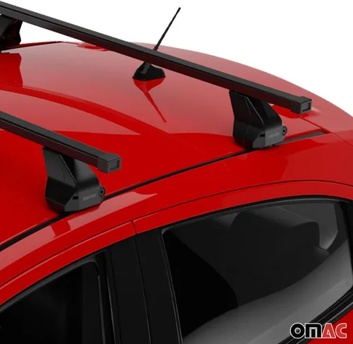 Miniatura 6 de OMAC Barras transversales superiores para Mercedes EQS V297 2022-2024 Acero Negro