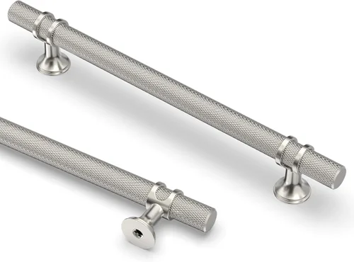 Miniatura 8 de Asidrama - Paquete de 10 manijas para gabinete de cocina de 3 pulgadas (76mm) de color negro mate y bronce champán, tiradores para gabinete