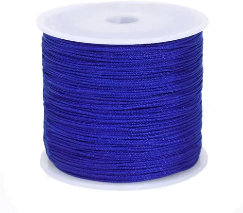 Miniatura 14 de Cordón de nailon trenzado de 150 yardas de 0.020 in, cuerda de hilo de nailon trenzado para pulseras de nudos chinos, collares, macramé, joyería