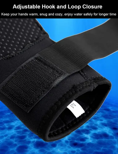 Miniatura 3 de SUJAYU Guantes de buceo de neopreno de 0.118 pulgadas, guantes de buceo antideslizantes para piscina, guantes de pesca impermeables para natación