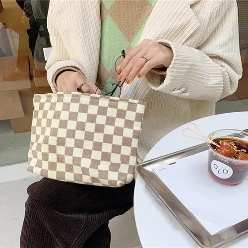 Miniatura 3 de SxoSyo Bolsas de cosméticos para mujer, bolsa de maquillaje grande, bolsa de viaje con cremallera, organizador de brochas de maquillaje para regalos