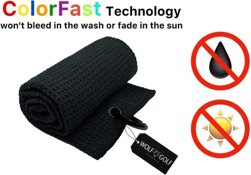 Miniatura 2 de Wolf Golf Towels Toalla de pickleball - Tengo un problema de dinking - Regalo - Divertido bordado - Regalo de jubilación de equipo, problema