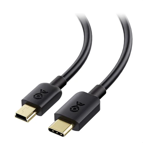 Miniatura 9 de Cable Matters Cable mini USB a USB C, 3.3 pies, datos de 480 Mbps, carga de 15 W, cable USBC a MiniUSB para controlador de juegos, cámara, GPS, Dash