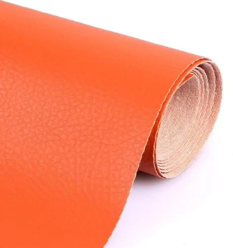 Miniatura 9 de Tela de Tapicería de Vinilo de Cuero Sintético por Yarda 55" de Ancho Material de Cuero Sintético Suave en Láminas para Muebles Marino Manualidades