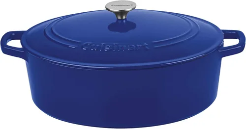 Miniatura 22 de Cuisinart Chef's Classic - Cacerola cubierta de hierro fundido esmaltado, redonda (Rojo Cardinal, 5 cuartos)