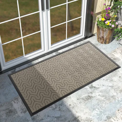 Miniatura 73 de Yimobra Alfombra para Puerta Delantera Exterior Entrada 29.5x17, Impermeable Resistente Alfombras Exteriores para Puerta Delantera, Alfombra