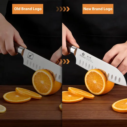 Miniatura 6 de imarku Cuchillo de Chef de 7 Pulgadas Cuchillo de Cocina Cuchillo Santoku Ultra Afilado - Cuchillo de Chef Japonés 7Cr17Mov, Utensilios de Cocina