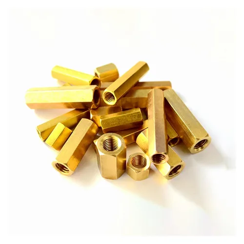 Miniatura 3 de M8 0.315-3.937 in doble paso hexagonal latón macho hembra Standoff Junta Pilar Stud Hexágono Columna de cobre Tuerca Tornillo columna hueca