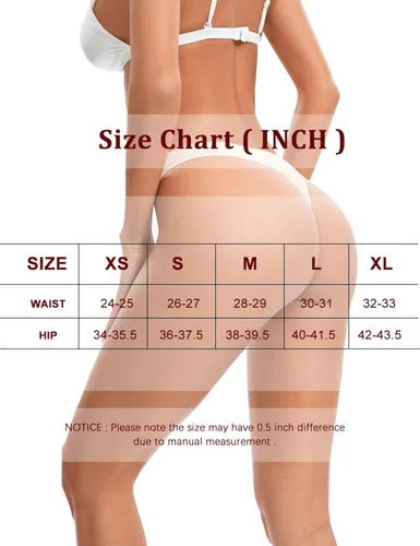 Miniatura 6 de POKARLA Tangas sin costuras para mujer, ropa interior invisible, paquete de 10