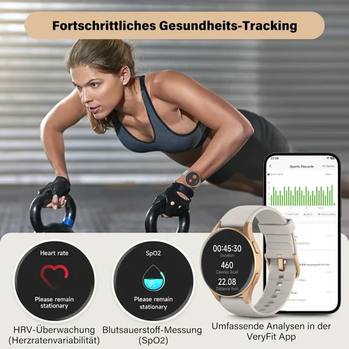 Miniatura 2 de Reloj inteligente para mujer con GPS integrado y Alexa (llamada/respuesta de llamada), rastreador de actividad AMOLED de 1.32 pulgadas con brújula