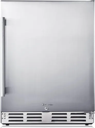 Miniatura 11 de Kalamera Mini refrigerador de 18 botellas – Refrigerador de vino de 12 pulgadas, integrado o independiente, con acero inoxidable y puerta de vidrio