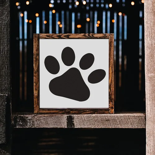 Miniatura 3 de Plantilla de pata de perro - Plantillas de huellas para mascotas