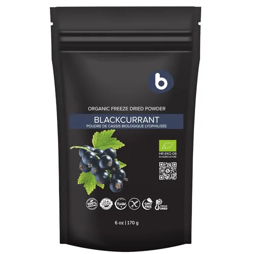 Miniatura 9 de Polvo orgánico de grosella negra de grosellas negras liofilizadas, rico en antocianinas y polifenoles, vitamina C a base de plantas, para batidos
