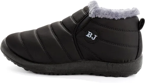Miniatura 2 de Botas de nieve para mujer, cálidas, con forro de piel, antideslizantes, para exteriores, impermeables, cómodos y cálidos