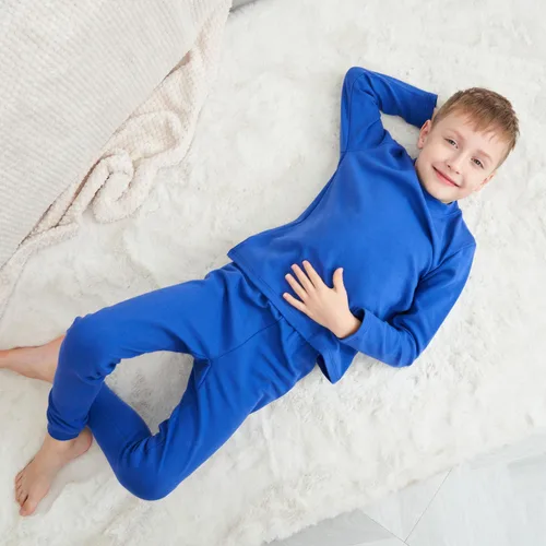 Miniatura 6 de Conjunto de ropa interior térmica para niños pequeños, pijamas largos para niños, 3-7 años