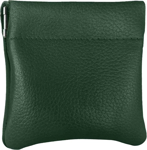 Miniatura 44 de Monedero clásico a presión, de cuero, para hombre de Nabobb, negro