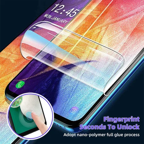 Miniatura 4 de Paquete de 3 protectores de pantalla compatibles con Samsung Galaxy A13 5G/4G de 6.5 pulgadas, película de hidrogel de TPU suave transparente HD