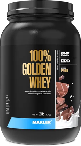 Miniatura 11 de Maxler 100% proteína de suero de leche dorada – 0.88 oz de proteína de suero de alta calidad en polvo por porción – Pre, post e intra entrenamiento