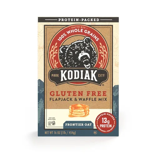 Miniatura 10 de Kodiak Cakes Mezcla de panqueques de proteína sin gluten, mezcla de flapjack y gofres de proteínas, 100% de grano entero, sin gluten, panqueques