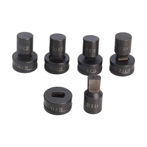 Miniatura 7 de 1 pieza de perforación hidráulica ranurada muere para la punzonadora hidráulica CH-70 (0.157x0.512 in)