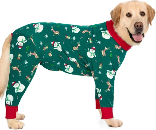 Miniatura 8 de kzrfojy Traje de Recuperación para Perros Después de Cirugía Hembra Macho Perro Mediano Grande Castración Esterilización Enterizo para Muda Prevenir