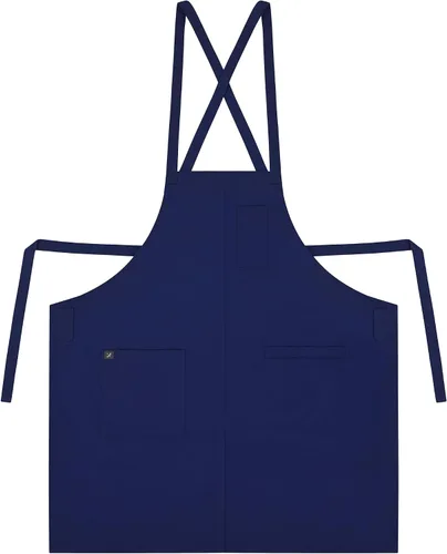 Miniatura 13 de a mont Delantales de chef para mujeres y hombres (protector seco estándar AA2095 y AA2095X) - Delantal con correa para el cuello con bolsillos de 33