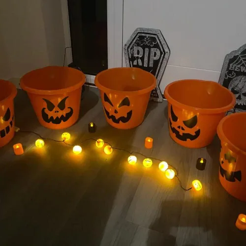 Miniatura 6 de Plantillas de cara de calabaza de 6 pulgadas, plantillas de Halloween, plantilla reutilizable para tallar calabaza para pintar en ventana de papel