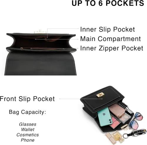 Miniatura 4 de Scarleton H2065 - Bolso de mano para mujer, monederos para mujer