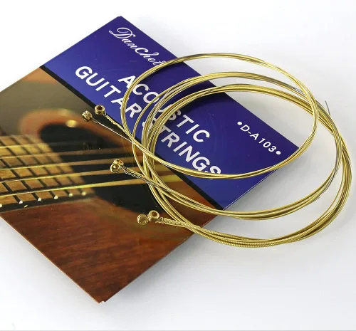 Miniatura 4 de Cuerdas de guitarra acústica A103, bronce, luz media (1 juego)