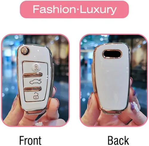 Miniatura 4 de DOUKI Fashion TPU Car Key Case Cover Shell Fob, for Audi A1 A3 8P A4 A5 A6 C7 A7 S3 S7 S8 R8 Q2 Q3 Q5 Q7 Q8 SQ5 TT RS3 RS6