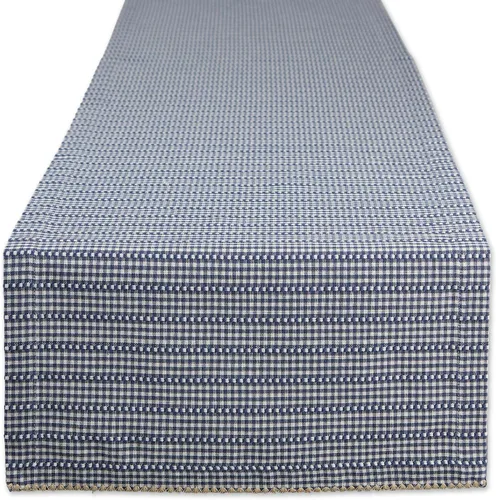 Miniatura 16 de DII Farmhouse Gingham, colección de mesa a cuadros, camino de mesa, 14x72, negro