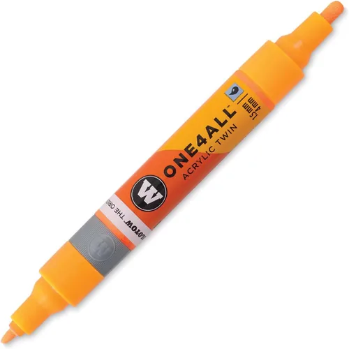 Miniatura 13 de Molotow ONE4ALL - Marcador acrílico de doble bomba, puntas de 0.059 in y 0.157 in, luz Amazonas, 1 cada uno (227.423)