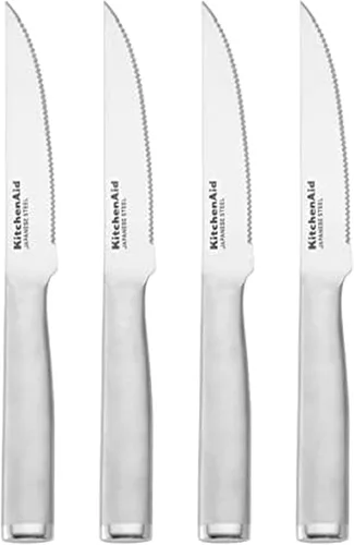 Miniatura 8 de KitchenAid Cuchillo de pelar de acero inoxidable forjado gourmet con cubierta de hoja de ajuste personalizado, cuchillo de cocina afilado, hoja
