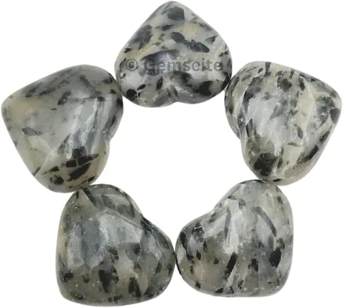 Miniatura 3 de GEMSCITE Piedra preciosa negra de rutilo con forma de corazón, 1.181 in, bolsillo de palma, curación, tallada, piedra de preocupación, buena suerte