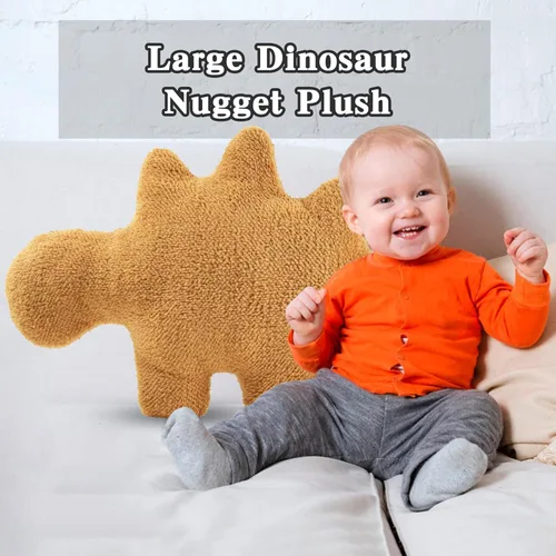 Miniatura 4 de NXCHIZS Almohada de peluche de pepita de dinosaurio, divertido regalo de cumpleaños de pepita de pollo, almohada decorativa de dinosaurio