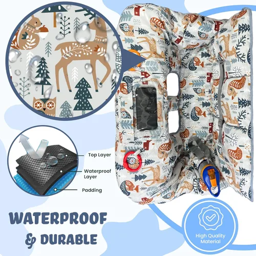 Miniatura 5 de Funda para carrito de compras para bebé, cubierta para carrito de bebé para niño y niña, funda para silla alta para bebé y niño pequeño, regalo