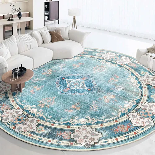Miniatura 53 de Alfombra Verde MUJOO de 8'x10', Alfombras de Área para Sala de Estar, Alfombras Lavables, Alfombra Grande de Área, Alfombra Boho de Área de 8'x10