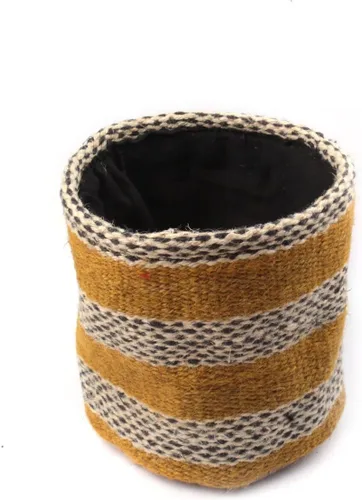 Miniatura 6 de Cesta de Maceta de Yute Resistente, Cesta Tejida Moderna, Maceta para Flores, Maceteros de Interior para Suelo, Cesta Organizadora de Almacenamiento