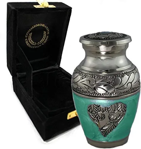 Miniatura 25 de Urna de cremación de ángel azul para cenizas hombre adulto – Urnas de cremación personalizadas para cenizas humanas, urnas decorativas para hombre