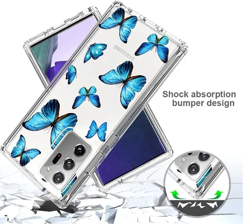 Miniatura 7 de Funda para Galaxy Note 20 Ultra 5G, Samsung Note 20 Ultra para niñas, cuerpo completo, a prueba de golpes, transparente, suave, flexible, funda