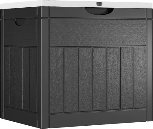 Miniatura 45 de YITAHOME Caja grande de resina de 100 galones, cajas de almacenamiento al aire libre para muebles de patio, cojines de exterior, herramientas