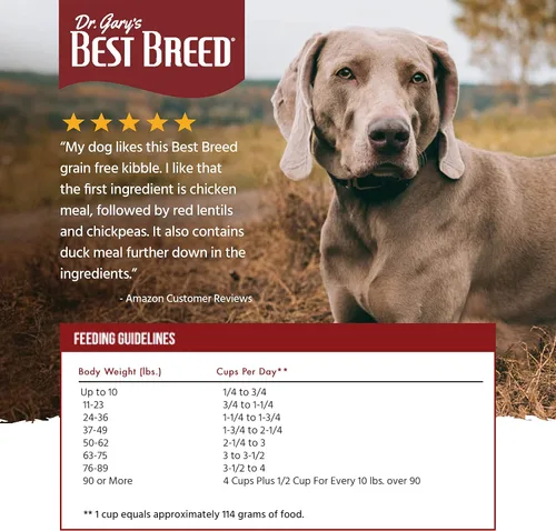 Miniatura 8 de Dr. Gary's Best Breed - Receta oceánica sin cereales cocinada a fuego lento en Estados Unidos, alimento seco natural para perros para todas