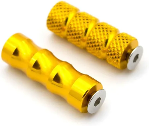 Miniatura 16 de Estriberas de freno para palanca de cambios de motocicleta con agujero de 0.236 in, pedal universal para retrasos, color negro