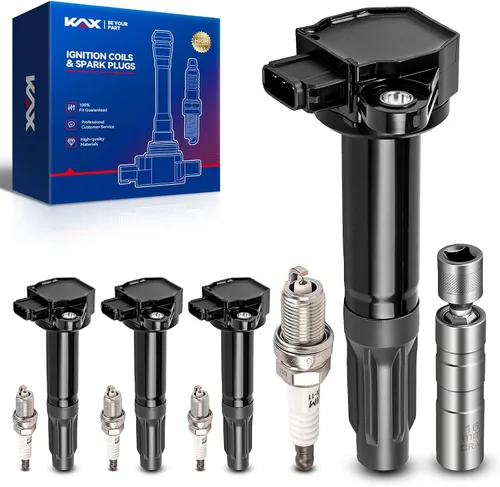 Miniatura 48 de Bobina de encendido KAX UF303 Paquete de 6 unidades Compatible con Trailblazer, Envoy XL, H3, Trailblazer EXT, Rainier, i-370, i-350, i-290, i-280