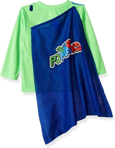 Miniatura 4 de PJ Masks Toddler Boys Long Sleeve Pajamas with Cape
