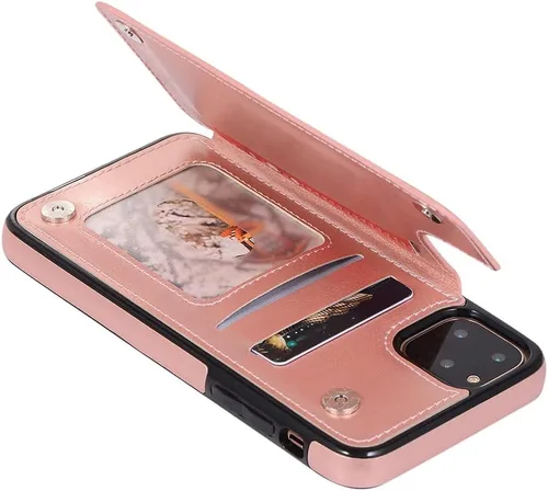 Miniatura 5 de Funda personalizada para iPhone 17 Air 16 15 14 13 12 Pro Max 11 mini Xr Xs X 7 8 Plus SE 2020 2022 6s 6, piel sintética suave, cartera magnética